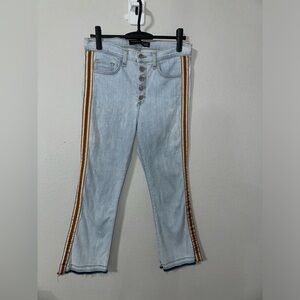 Veronica Beard Denim with Orange Accents